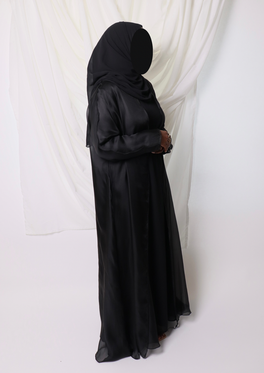 LEYLAH Black Abaya Set