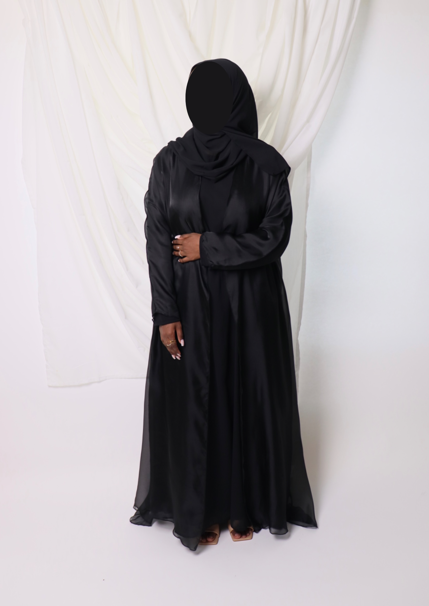 LEYLAH Black Abaya Set