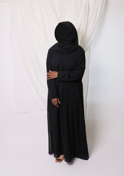 LEYLAH Black Abaya Set