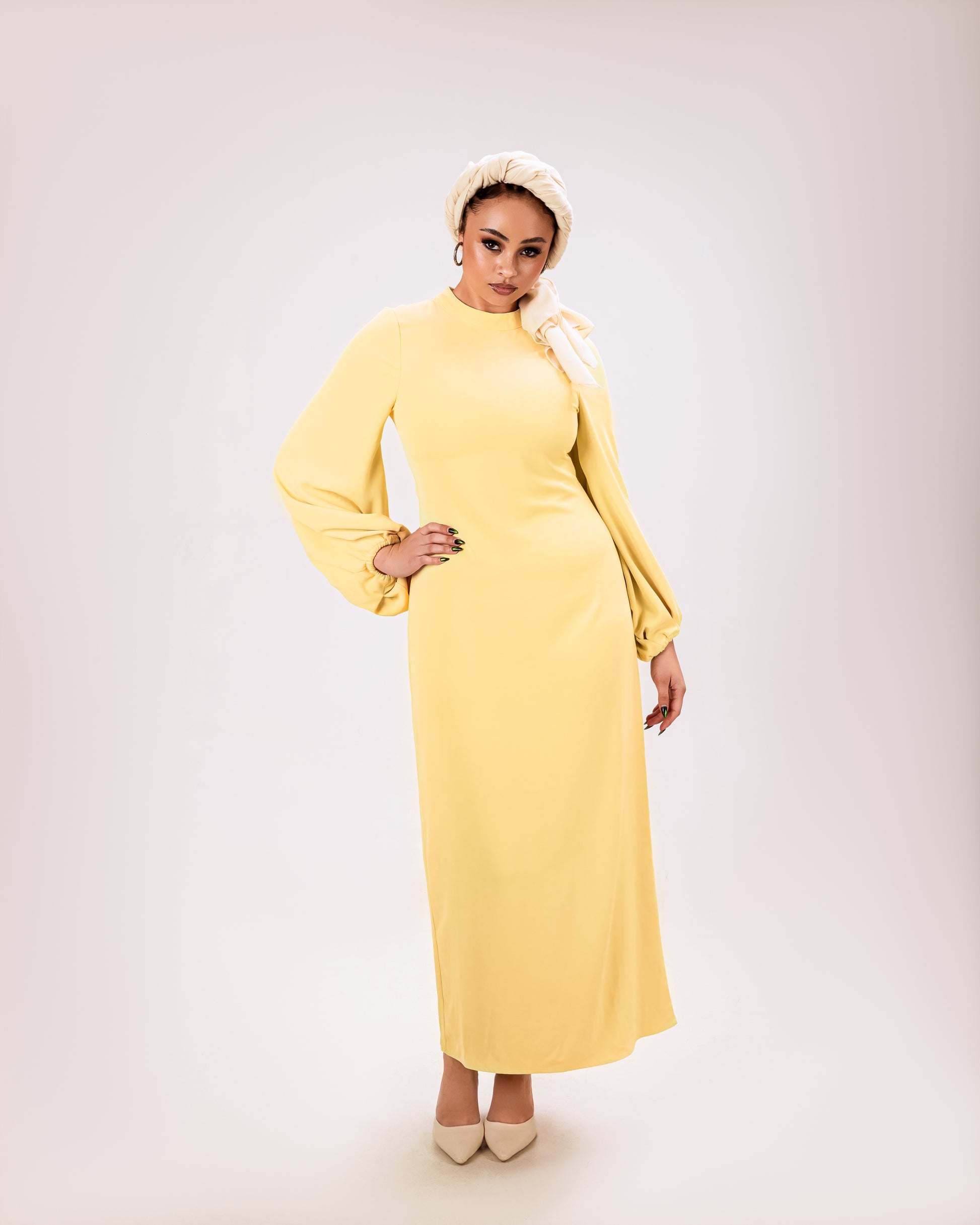 Yellow Maxi Dress AMAYA