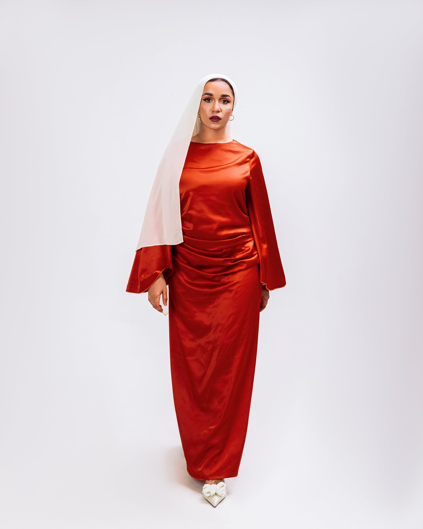 Red Maxi Dress AMARA