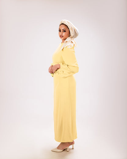 Yellow Maxi Dress AMAYA