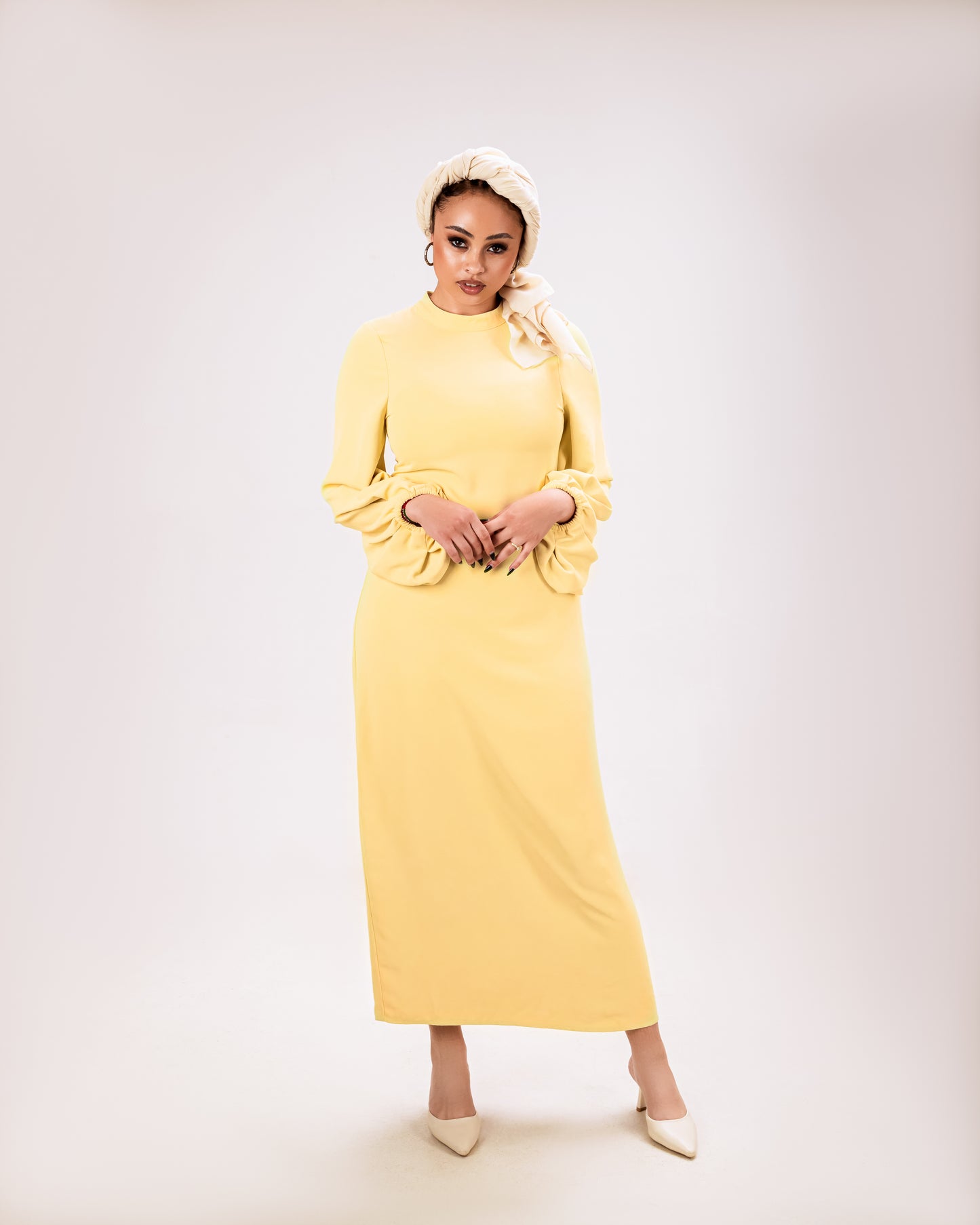 Yellow Maxi Dress AMAYA