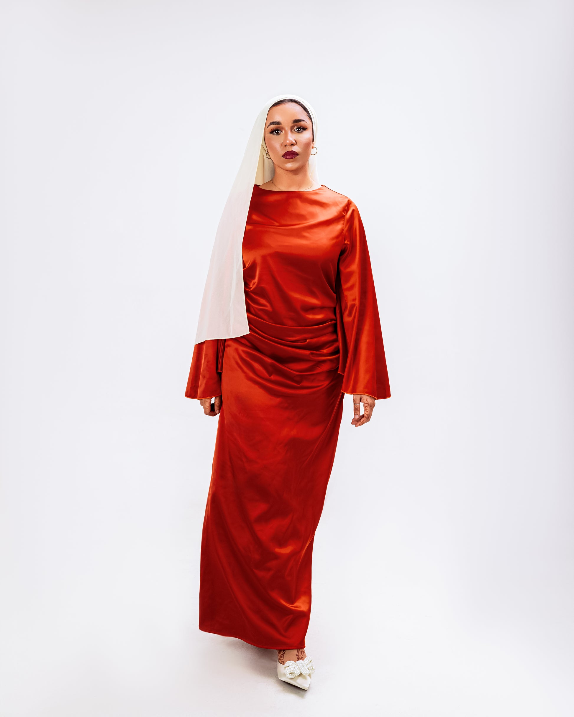 Red Maxi Dress AMARA