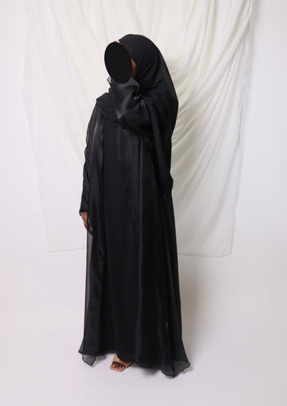 LEYLAH Black Abaya Set