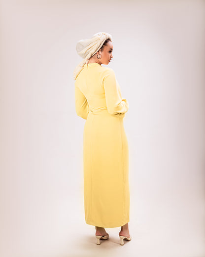 Yellow Maxi Dress AMAYA