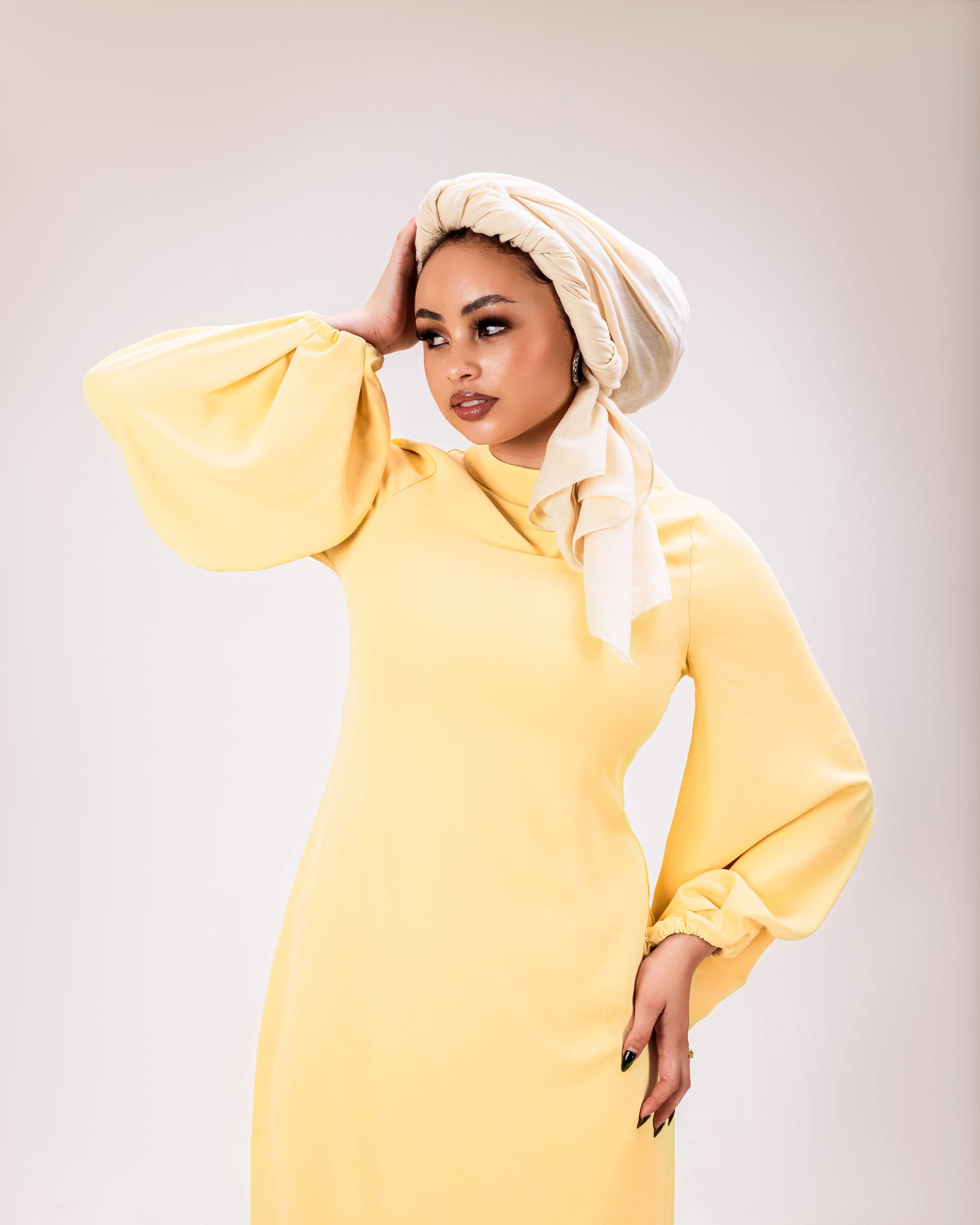 Yellow Maxi Dress AMAYA