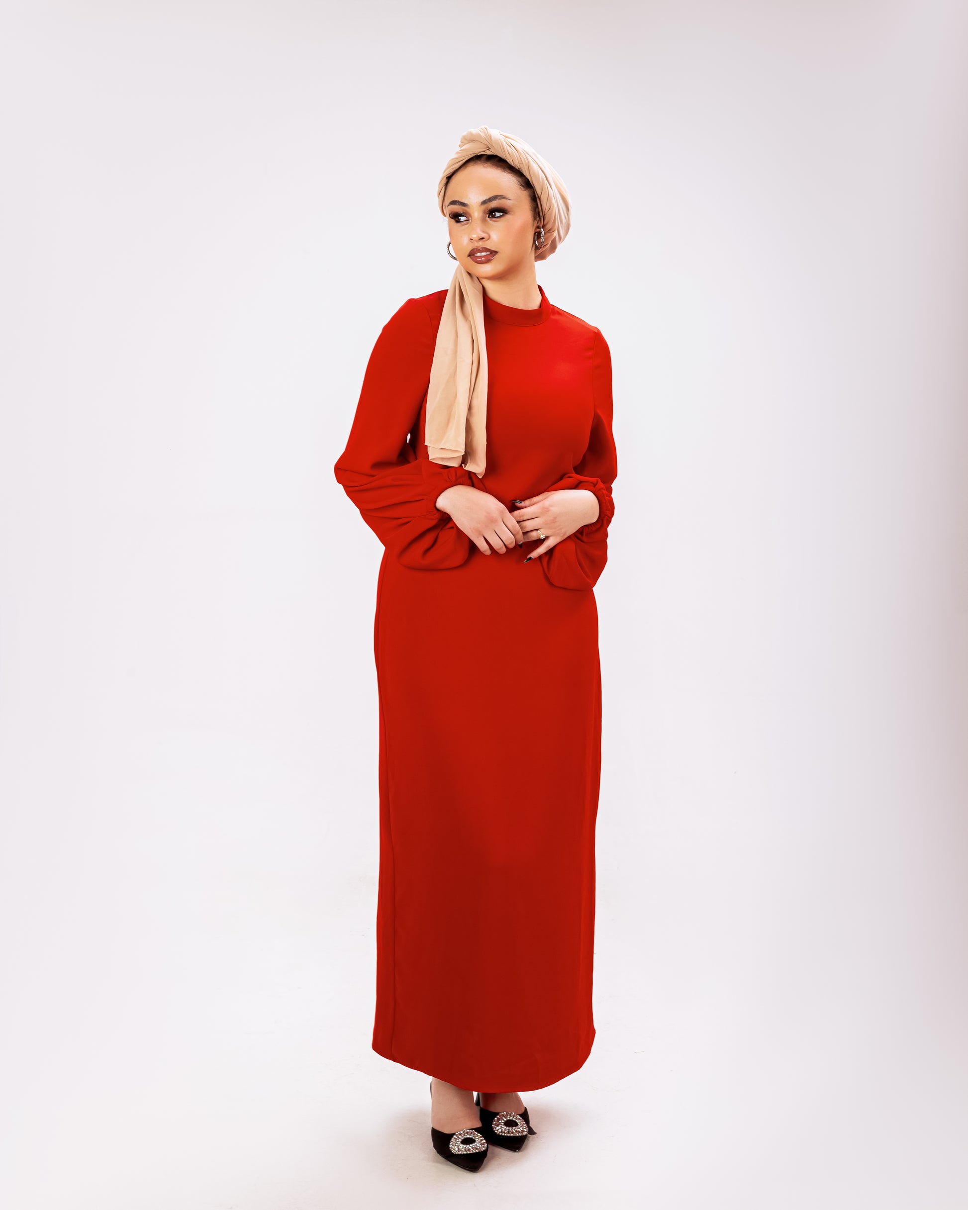 Red Maxi Dress AMAYA