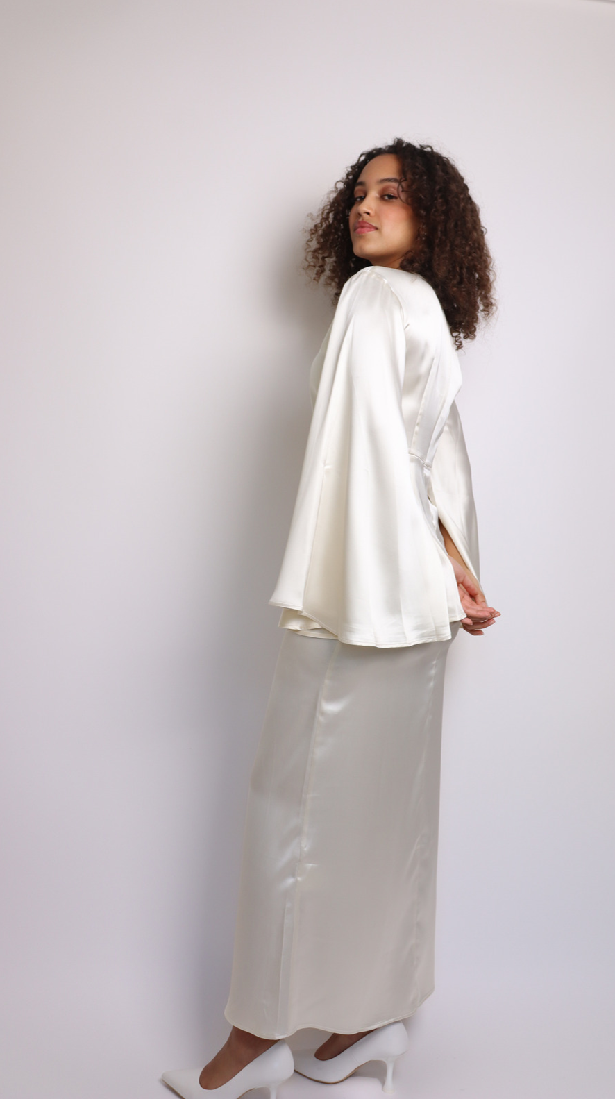 White Maxi Dress SALMA | Maxi Dress SALMA | Anisamodest