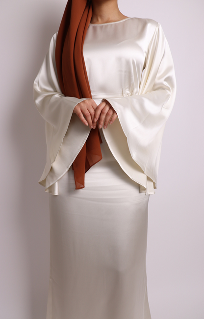 White Maxi Dress SALMA | Maxi Dress SALMA | Anisamodest