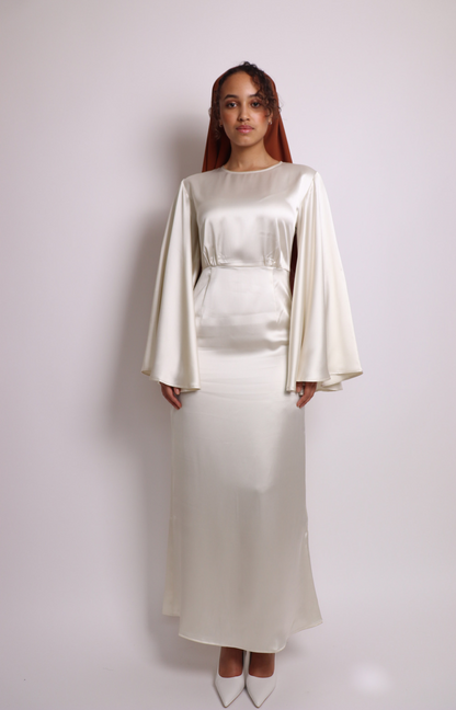 White Maxi Dress SALMA | Maxi Dress SALMA | Anisamodest